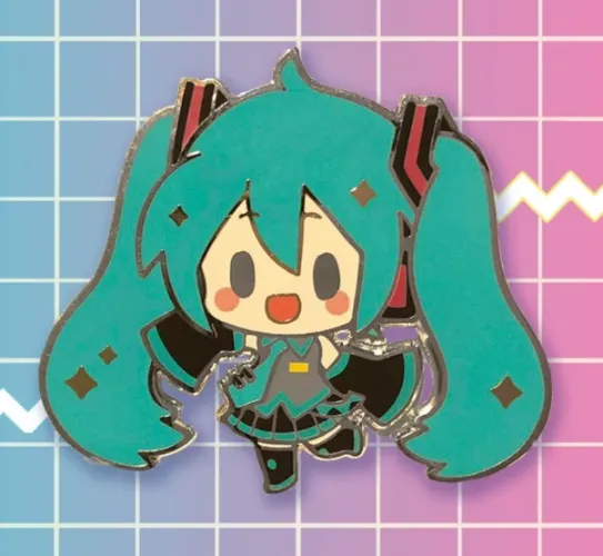 Hatsune Miku Enamel Pin - AsuInui 