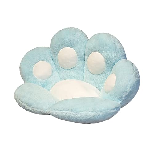 Cuscino per sedia Cat Paw - Cuscini per sedie a forma di di gatto con schienale, divano spesso per interni Paw Lazy per interni per la decorazione della camera da gioco Novent - Blu