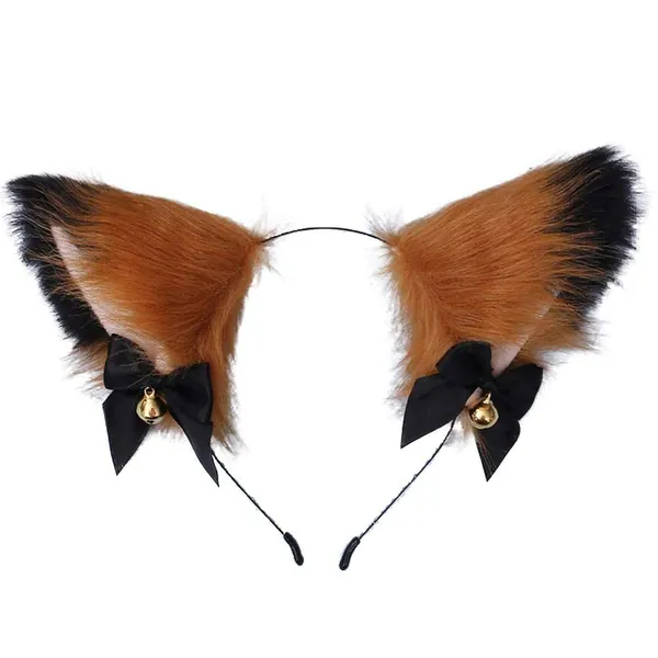 spier Cosplay Anime Ears, fascia per capelli Plush Furry Cute Ears Headwear for Girl Cute Ears Costume Accessori Prop