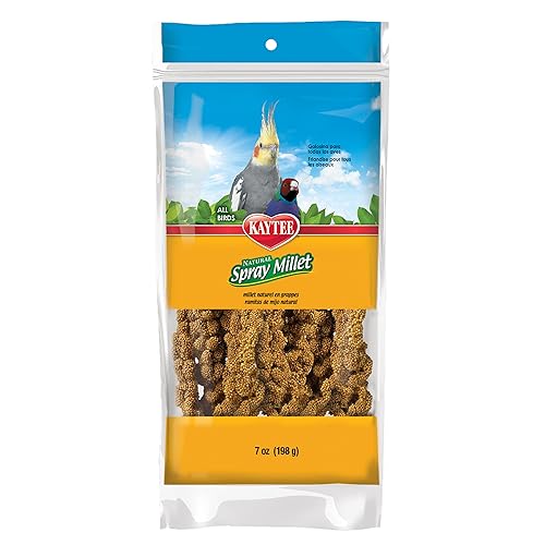 Kaytee Spray Millet Treat for Pet Birds, 7 Ounce - 7 Ounce (Pack of 1)