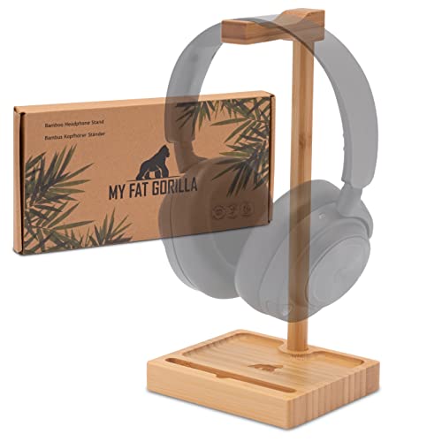 Bamboo Headphone Stand