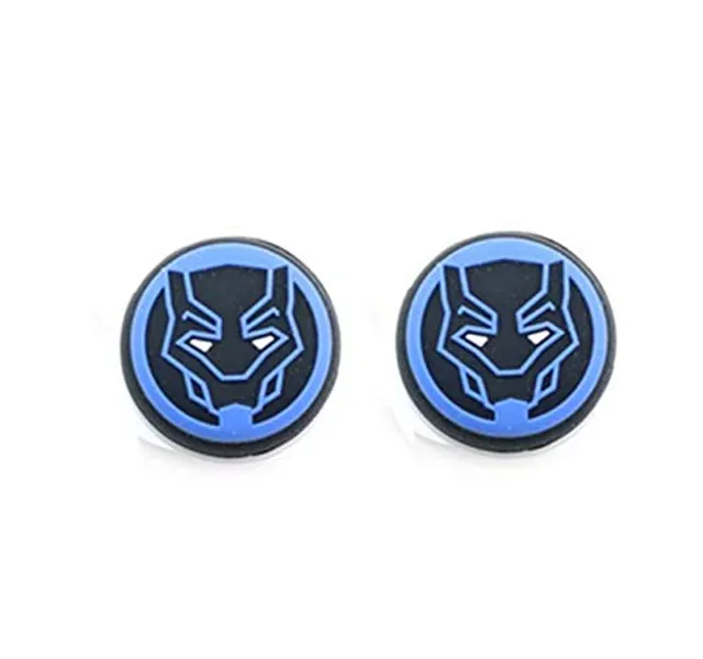 Silicone Rubber Thumb Stick Grips Joystick Cap Cover for Switch Ns Joy-con Controller (D)