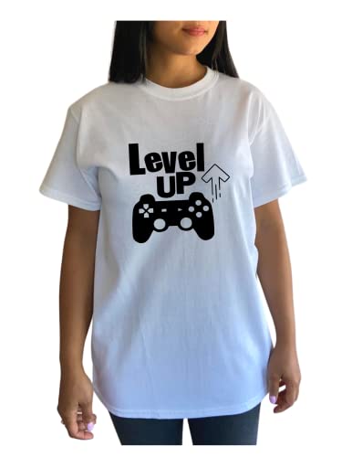 Level up Game shirt for Men and Women (XXL, Navy Blue) - XXL - Navy Blue