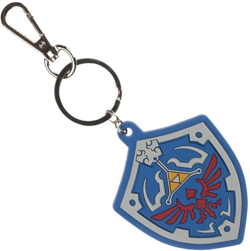 Legend of Zelda Hyrule Shield Soft Touch Keychain