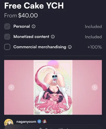 Free Cake YCH by naganyoom (@naganyoom)