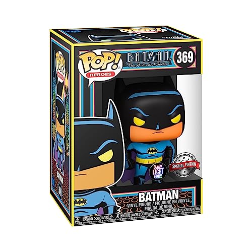 Funko Pop! Heroes: DC - Batman - (Black Light) - DC Comics - Collectible Vinyl Figure