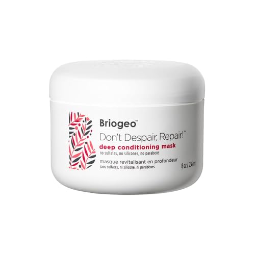 Briogeo Don't Despair Repair Hair Mask, Deep Conditioner for Dry Damaged or Color Treated Hair, 8 oz - 8 Ounce (Pack of 1)