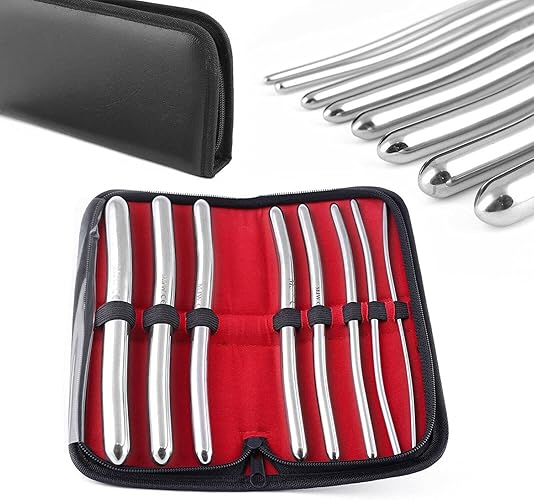 Hegar Uterine Dilator/Urethral Hegar Dilator Sounds Set 8 Pcs Double End Gynecology