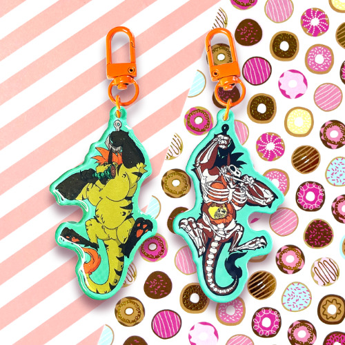 Stag Double-Sided Bones Keychain