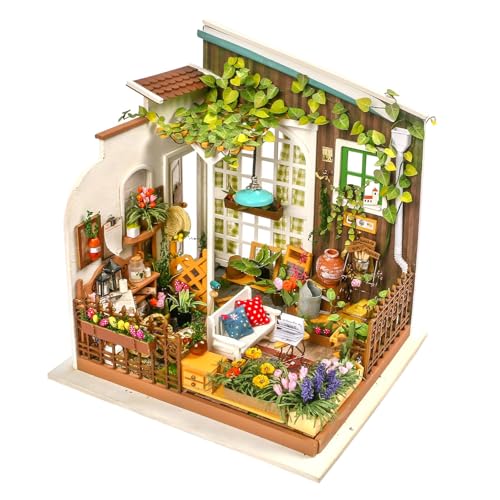 Rolife 1:20 Miniature House Kits-Tiny House Kit-DIY Miniature Dollhouse Kits for Adults-Model Building Craft Kits-Hobbies Gifts for Women and Men