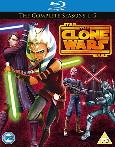 Star Wars Clone Wars - Season 1-5 [Blu-ray]
