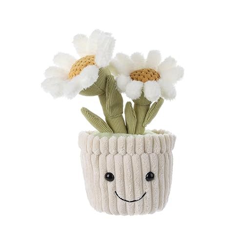 Apricot Lamb Soft Daisy Plant Plush (10 inches)