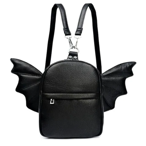 Women Fashion Mini Backpack Purse | Detachable Bat Angel Wing Shoulder Bag