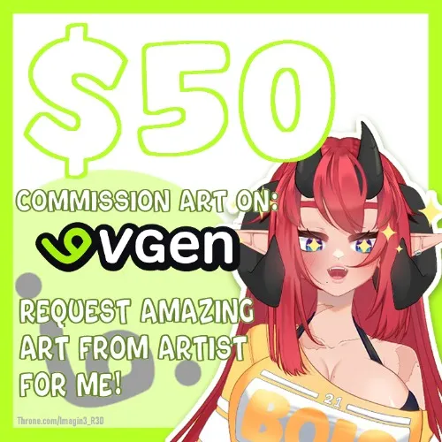 Art Commission funds! | $50