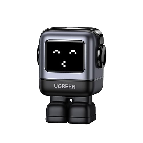 UGREEN RG 30W USB C Charger, Nexode Robot GaN Fast Charger Block, Compact Charger Power Adapter for iPhone 15 Pro Max/14/13, Galaxy S23 Ultra, Pixel 7 Pro, MacBook Air, iPad (NOT Power Bank) (Black) - Black