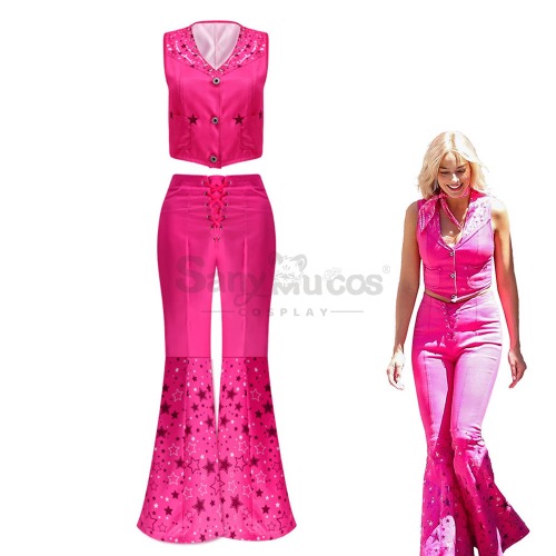 【In Stock】Movie Barbie Cosplay Cowgirl Barbie Cosplay Costume - M