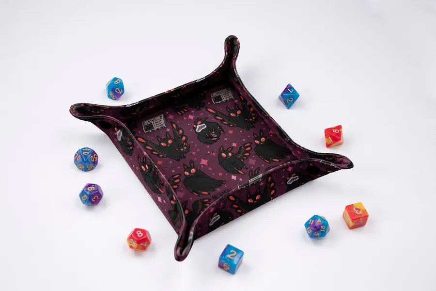 Mothman dice tray Dnd dice tray Mothman Dnd gifts