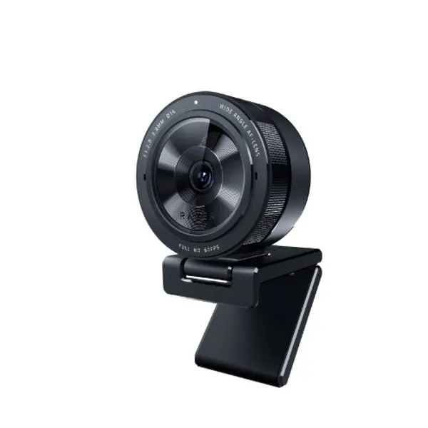 Razer Kiyo Pro Streaming Webcam: Full HD 1080p 60FPS - Adaptive Light Sensor - HDR-Enabled - Wide-Angle Lens with Adjustable FOV - Works with Zoom/Teams/Skype for Conferencing and Video Calling - 