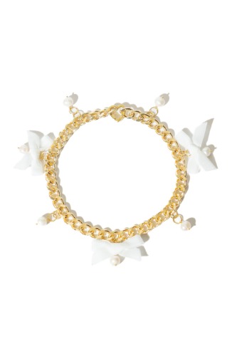 Beloved Necklace in Gold | White