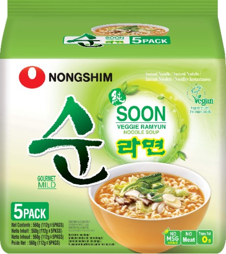 Nong Shim Instant noodle Soon Veggie Ramyun 
