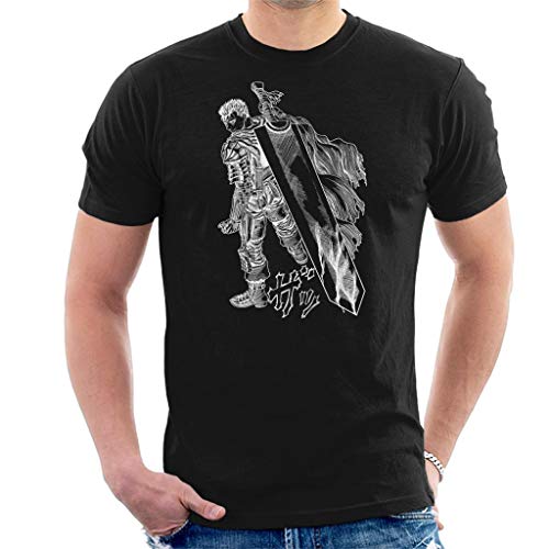 The Dragon Slayer Guts Berserk Men's T-Shirt - L - Black