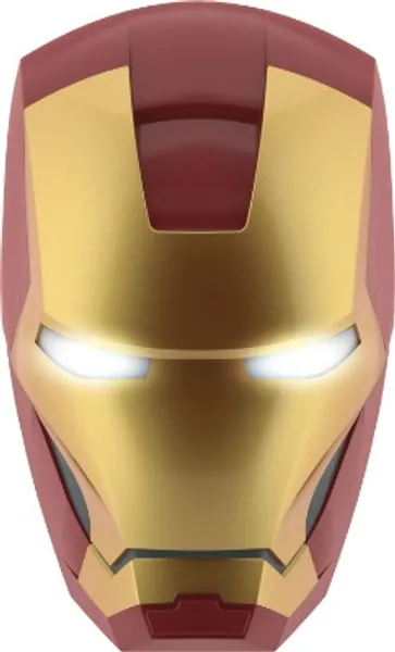 Philips Marvel Iron Man 3D LED Wall Light Including 3AA Batteries, Gold/Red