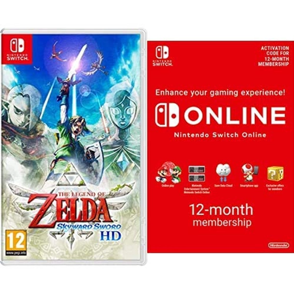 The Legend Of Zelda: Skyward Sword + Online Membership - 12 Months