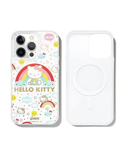 Sonix x Sanrio Phone Case for iPhone 13 Pro Max / 12 Pro Max | Compatible with MagSafe | 10ft Drop Tested | Opaque White Case with Hello Kitty Print | Cosmic Hello Kitty - Sanrio - Cosmic Hello Kitty