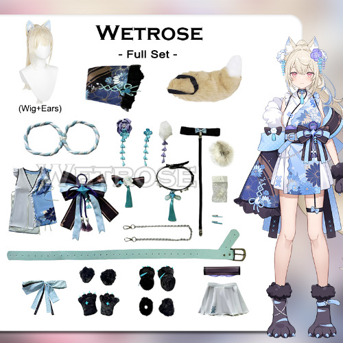 【Wetrose】Hololive Fuwawa Abyssgard Kimono 2024