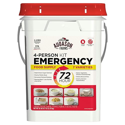 Augason Farms 72-Hour 4-Person Emergency Food Storage Kit 14 lbs 7 oz
