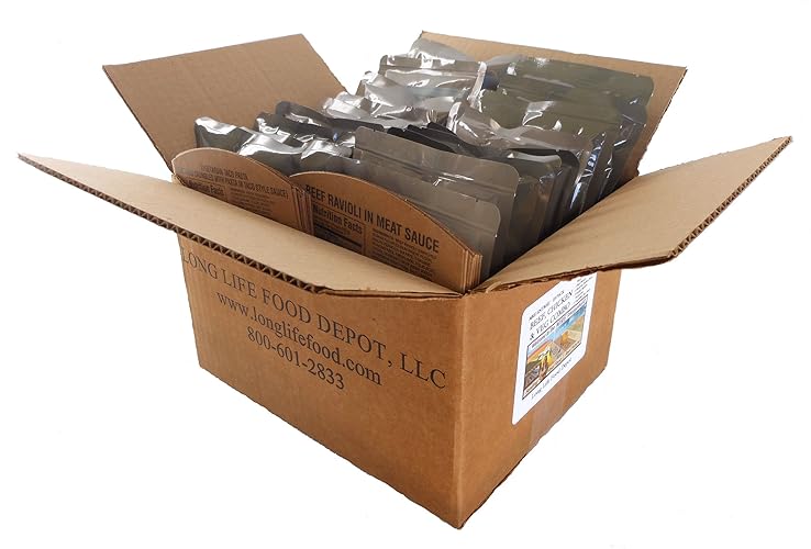 MRE Entrees (18-Pack) – Beef, Chicken & Pork Combo – (Shredded Beef, Beef Strips, Stew, Chicken Chunks, Sausage w/Marinara, Maple Pork Patty, Chili w/Beans) | Sourced Directly from USA Govt Contractor