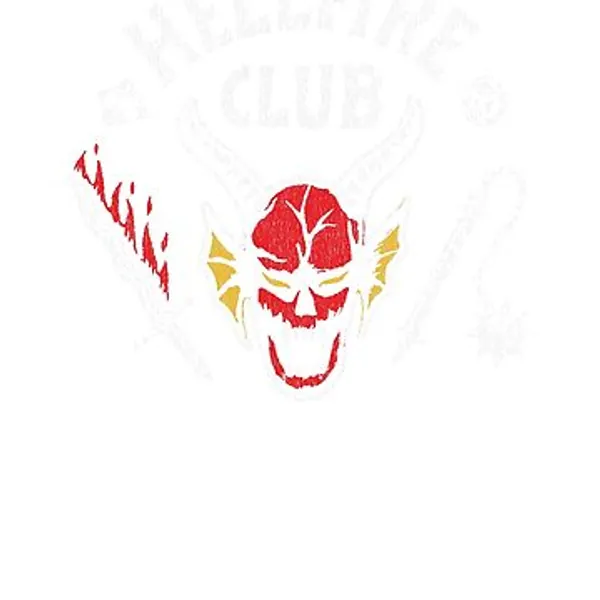 Stranger Things 4 Hellfire Club Skull &amp; Weapons | Classic T-Shirt