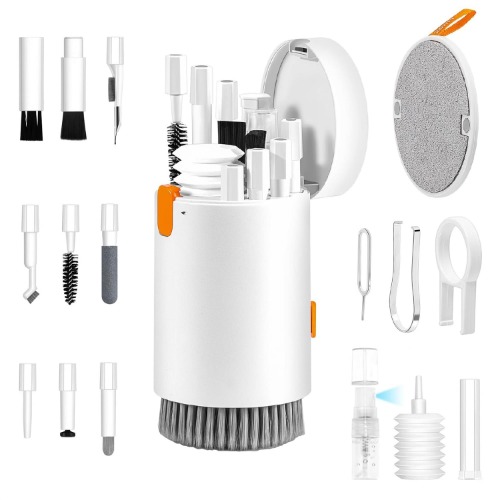 ETOFIXEE Rengöringsset för tangentbord, 20 i 1 Keyboard Cleaning Brush Kit, Screen Cleaner Kit mobiltelefon, Keyboard Cleaner, Laptop Cleaner för hörlurar, mobiltelefoner, surfplattor, datorer,
