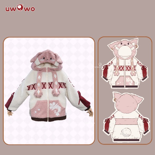 【Pre-sale】Uwowo Genshin Impact Fanart Yae Miko Casual Coat Moveable Ears Cozy Jacket Cospaly | M