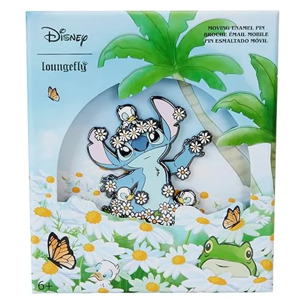 Loungefly Disney LILO and Stitch Springtime Stitch 3" Collector Box PIN