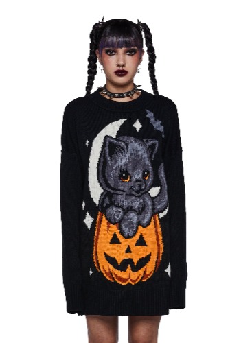 Too Cute To Spook Oversized Sweater | Medium/Large