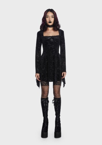 Pretty Obsessed Velvet Mini Dress | Medium