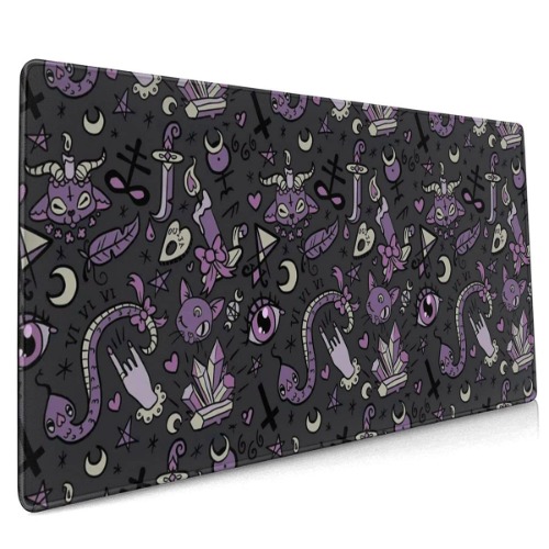 Purple and Black Witchy Gaming Pad