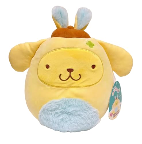 Squishmallows 2024 Easter Disney and Sanrio Squad Plush Toy (8" Easter Pompompurin) - 8" Easter Pompompurin