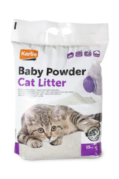 Karlie Katzenstreu Babypuderduft 15 kg