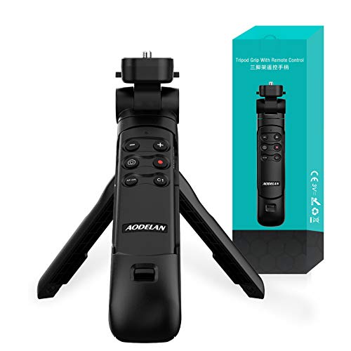 AODELAN Shooting Grip con Funzione Telecomando Wireless e Treppiedi per Fotocamere Digitali Sony ZV-1 A7SM3 A7C A7RIV Alpha 9 7RIV 7RIII 7III RX0II RX100M7 Sostituisce Sony GP-VPT2BT