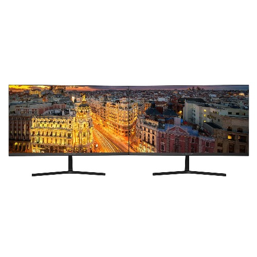 Packard Bell AirFrame 24 inch 2 Pack Ultra Slim Bezel Desktop Monitor, FHD 1920 x 1080p, 75 Hertz, 5 Milliseconds, VESA Mounting, Tilt Adjustment, HDMI and VGA for Home and Office Use - 2 Pack