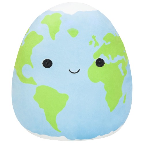 Squishmallows 14-Inch Blue and Green Planet Plush - Add Roman to Your Squad, Ultrasoft Stuffed Animal Large Plush Toy, Official Kelly Toy Plush