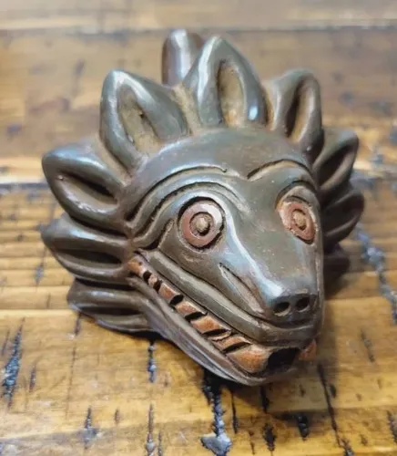 Handmade Aztec Death Whistle (RosaMxArt on Etsy)