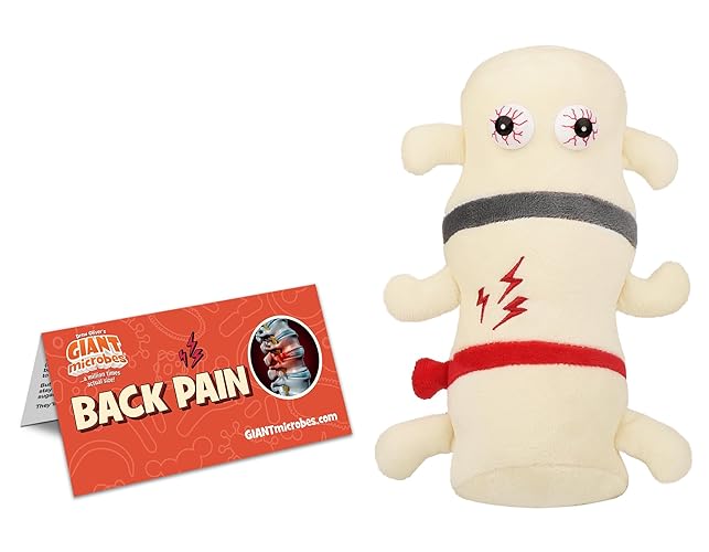 GIANTmicrobes Back Pain Plush