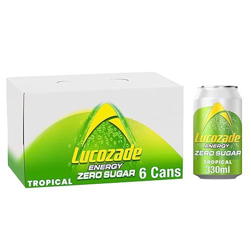 Lucozade Zero Fizzy Drink, Tropical Flavour