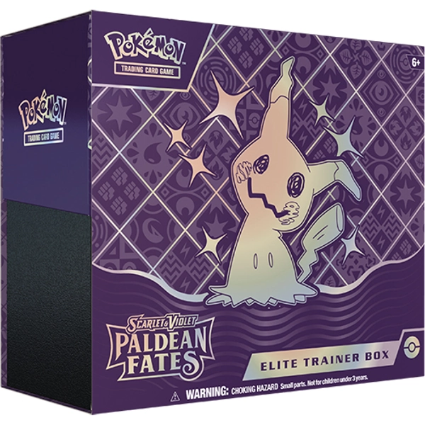 Pokemon TCG: Scarlet & Violet 4.5 Paldean Fates Elite Trainer Box | Board Games | Zatu Games UK