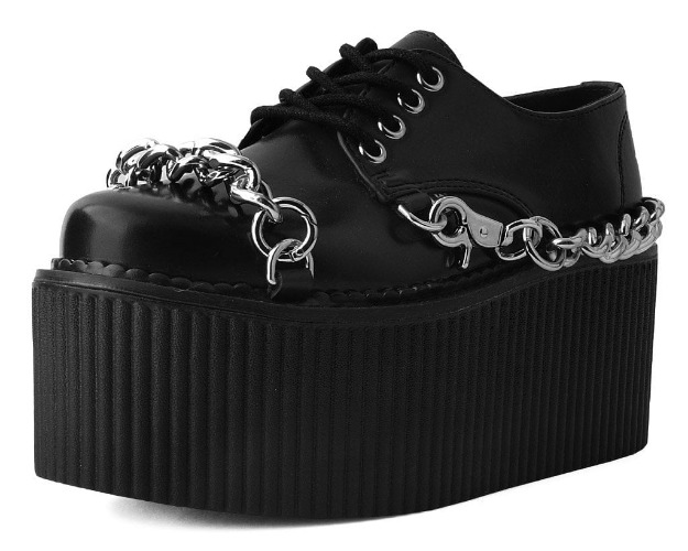 Black Brush Off Chained Stratocreeper | US: Mens 10/ Women 12 / Black / Synthetic