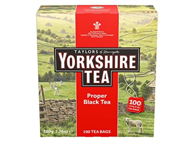 Yorkshire Tea Taylors of Harrogate, Red, 100 Count - Yorkshire Red - 100 Count (Pack of 1)