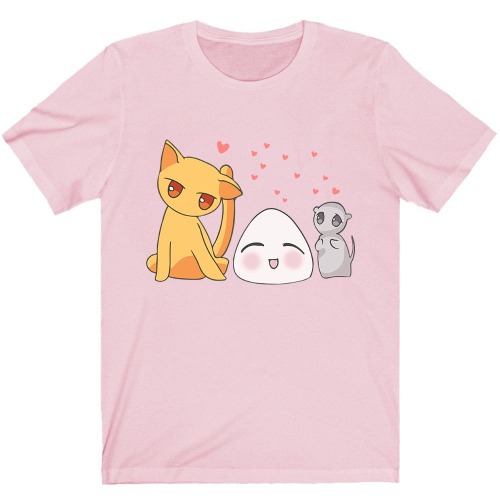 Fruits Basket Yuki, Kyo and Tohru T-Shirt | Pink / L